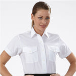 Van Heusen - Womens Aviator Shirt, Short Sleeve